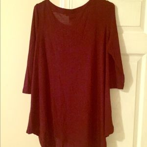 Ladies Wine colored top